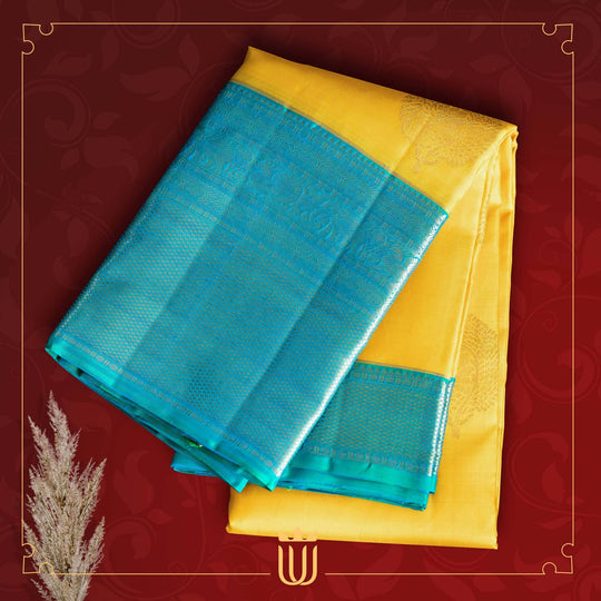 yellow saree